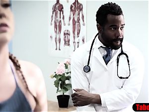 big black cock doc exploits dearest patient into buttfuck hook-up examination